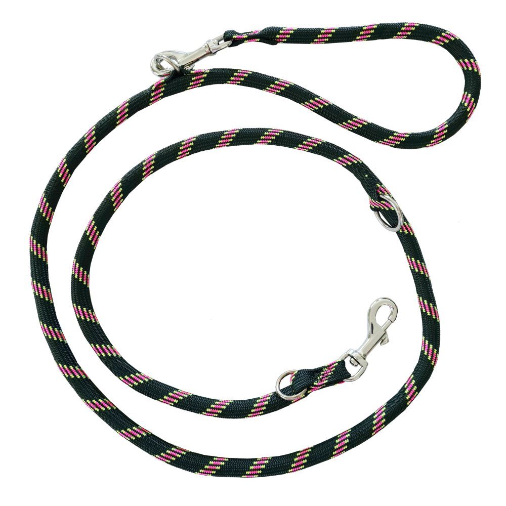 Prestige Multi-Function Mountain Rope Dog Lead Black 13mm x 198cm
