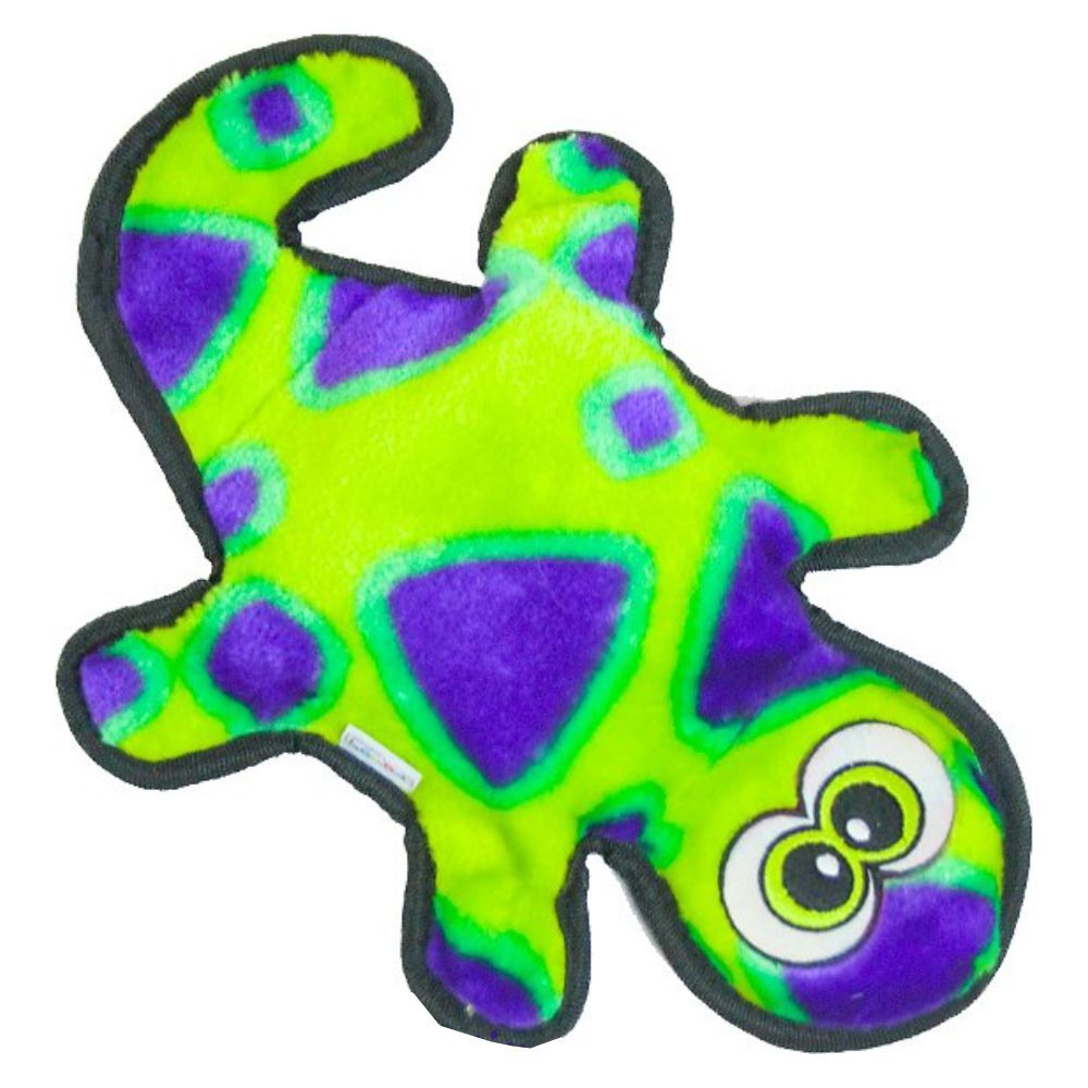 Outward Hound Invincible Gecko 2 Squeak Green and Purple