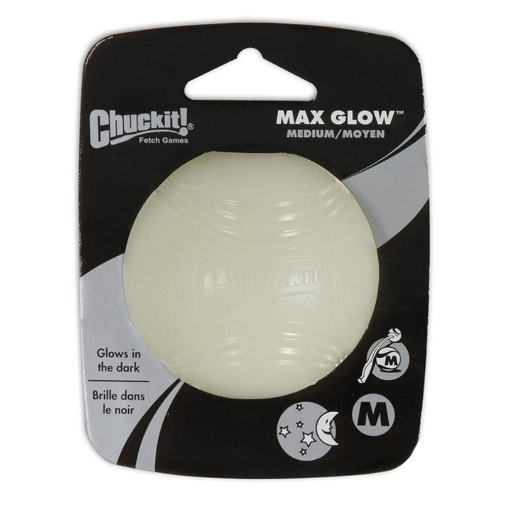 Chuckit! Max Glow Fetch Ball 1 Pack Medium