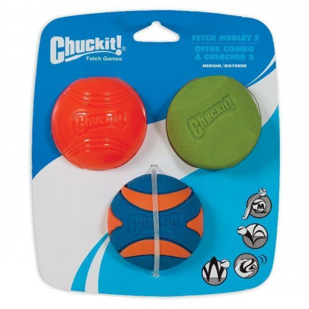 Chuckit! Fetch Medley 3 Pack Medium