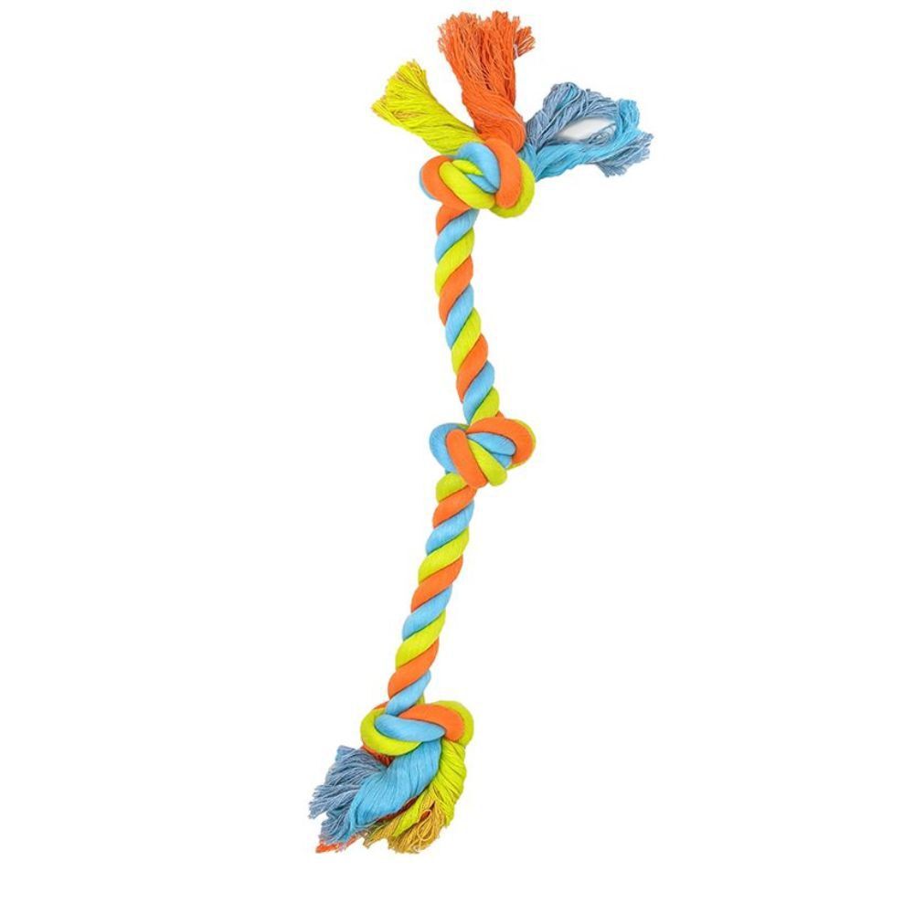 Knots of Fun Rope Bone 3 Knots 44cm Dog Rope Toy
