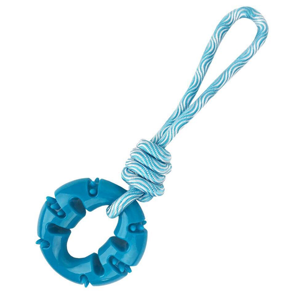 Ruff Play Dental Ring with Tug Rope