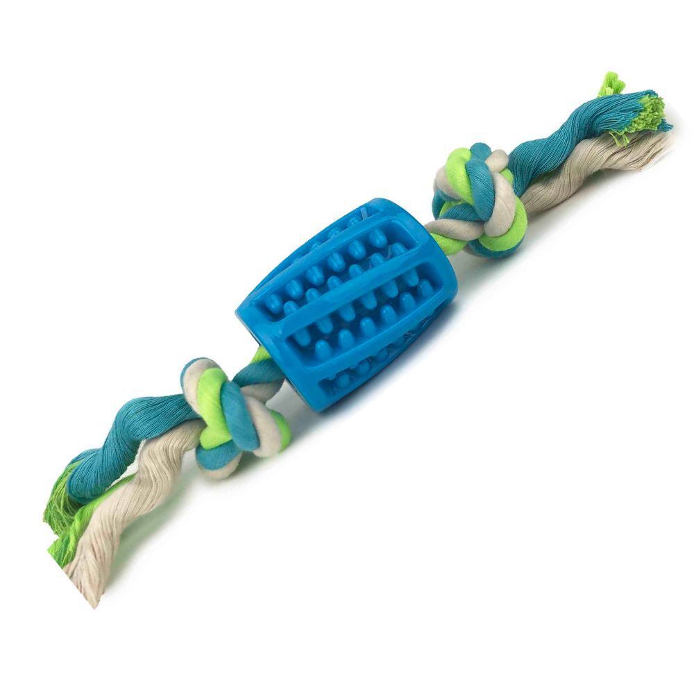Ruff Play Rope Bone with Dental Tube 30cm