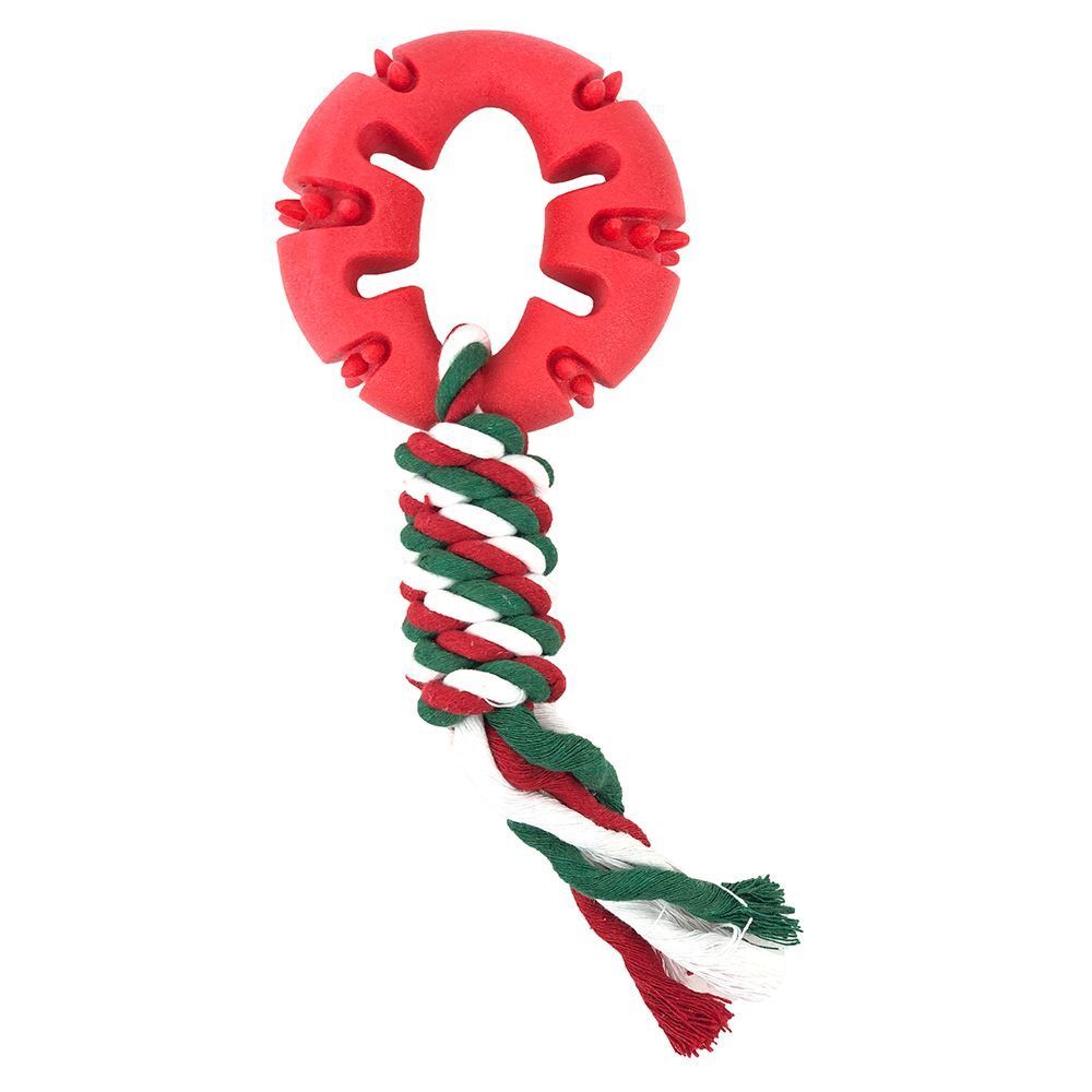 Ruff Play Christmas Ring Tug Rope Toy