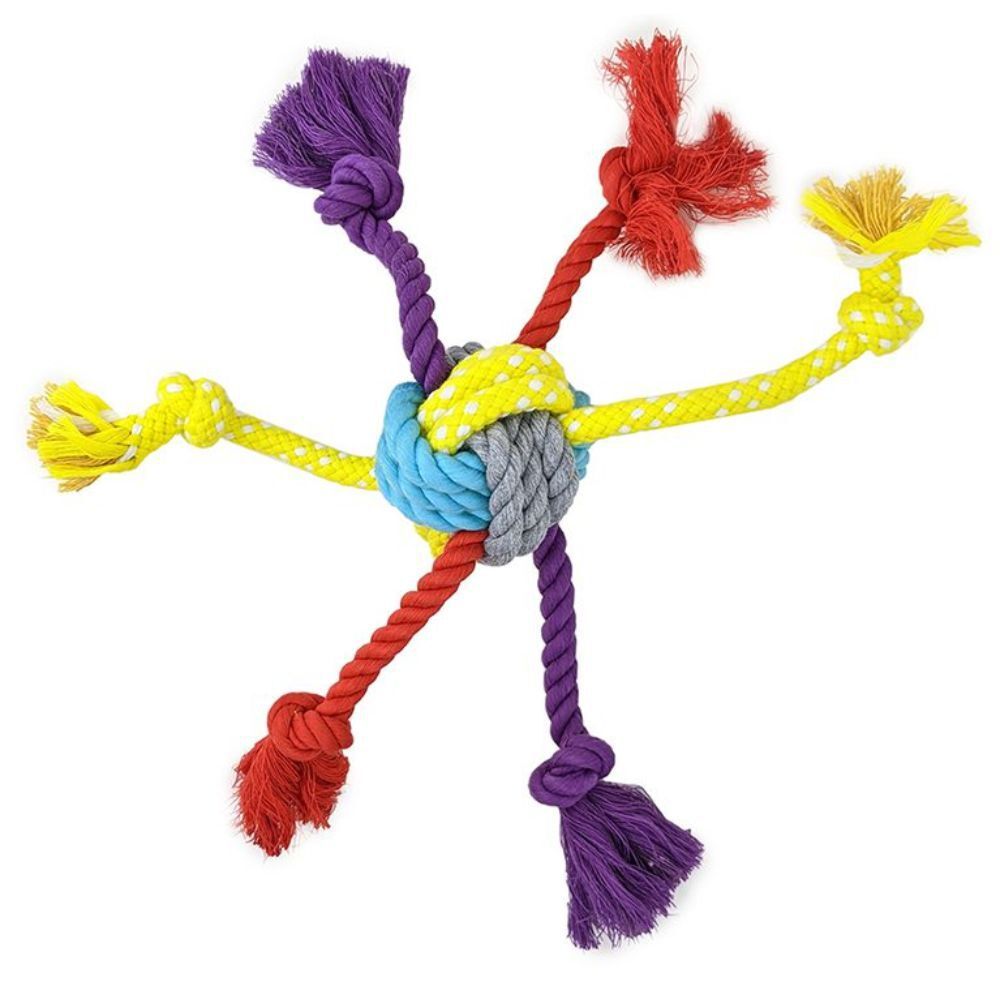Knots of Fun Spider Tug 30cm Dog Rope Toy