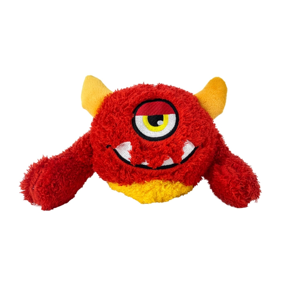 Monstaargh 'Spike' Red Dog Toy (Medium)