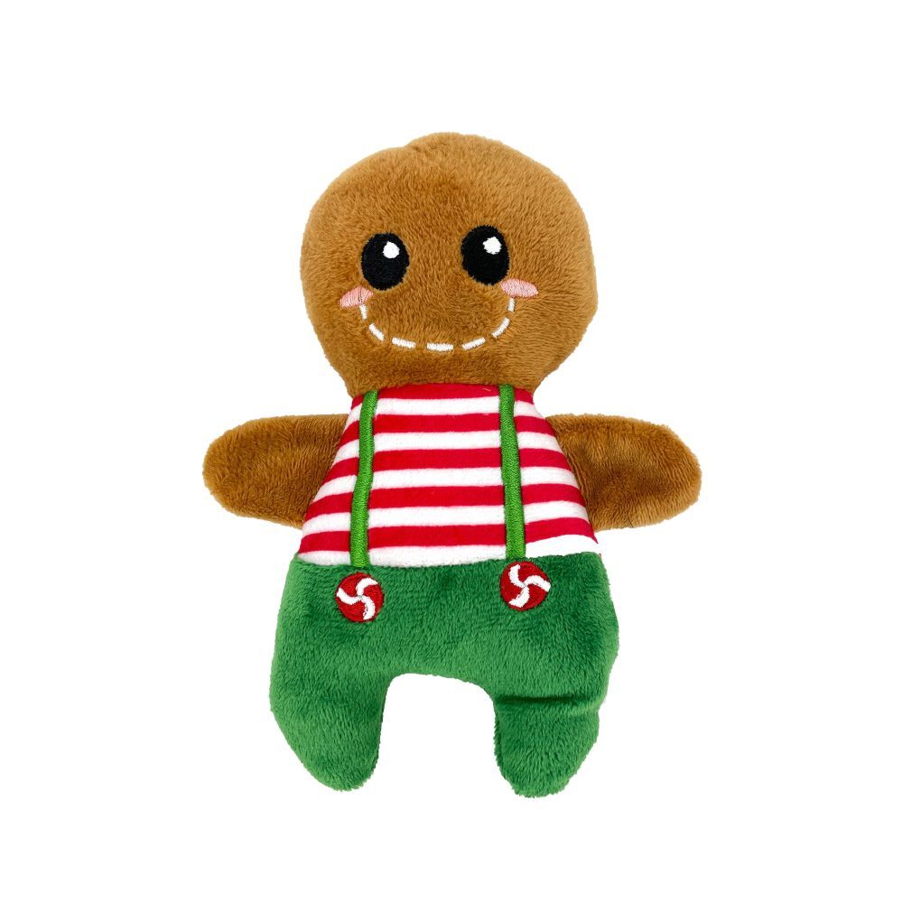 Snuggle Friends Christmas Gingerbread Man Small 18cm Dog Toy