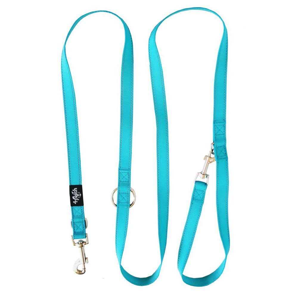4Pooch Multi-Function Lead Bondi Blue S, M, L