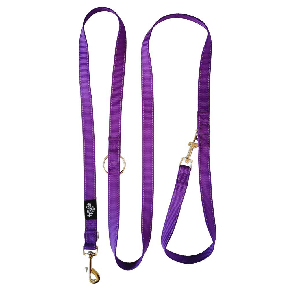 4Pooch Multi-Function Lead Purple S, M, L