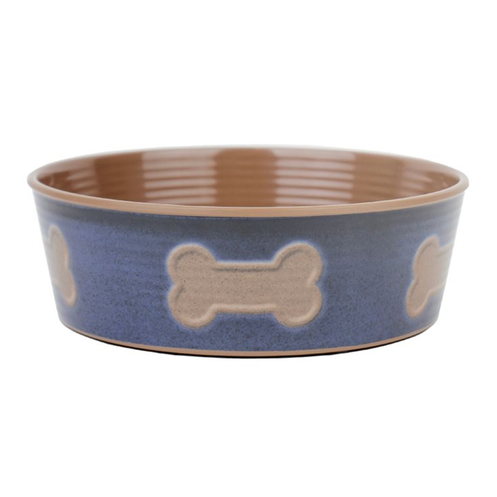 Barkley & Bella Melamine Bowl Bone Indigo Large 1800ml