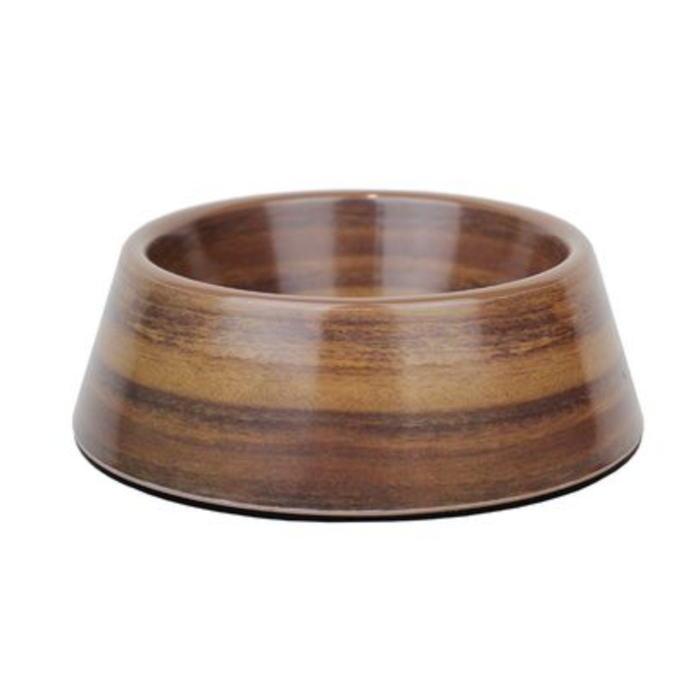 Barkley & Bella Melamine Bowl Acacia Wood Medium 600ml