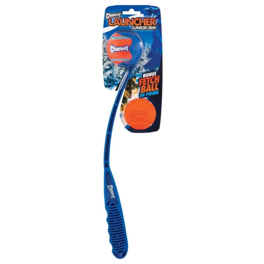 Chuckit! Junior 18M Medium Ball Launcher with BONUS BALL for Dogs 46cm Long