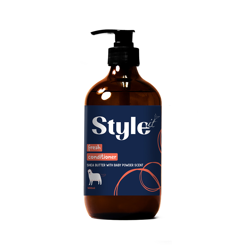 Style It Shea Butter Baby Powder Scent Fresh Dog Conditioner 
