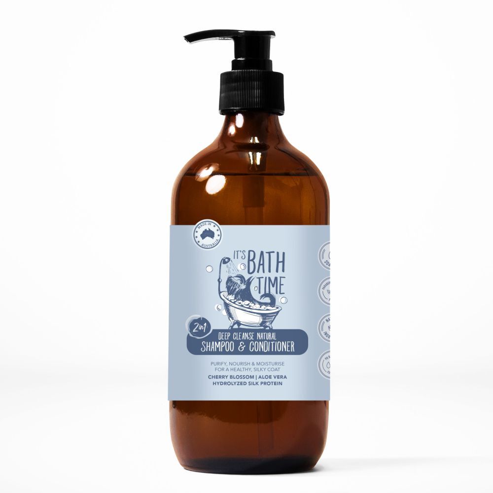 It's Bath Time Deep Cleanse Natural 2 in 1 Shampoo & Conditioner 500ml
