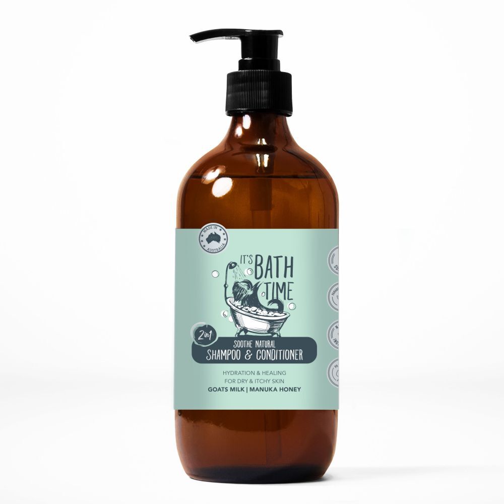 It's Bath Time Sooth Natural 2 in 1 Shampoo & Conditioner 500ml