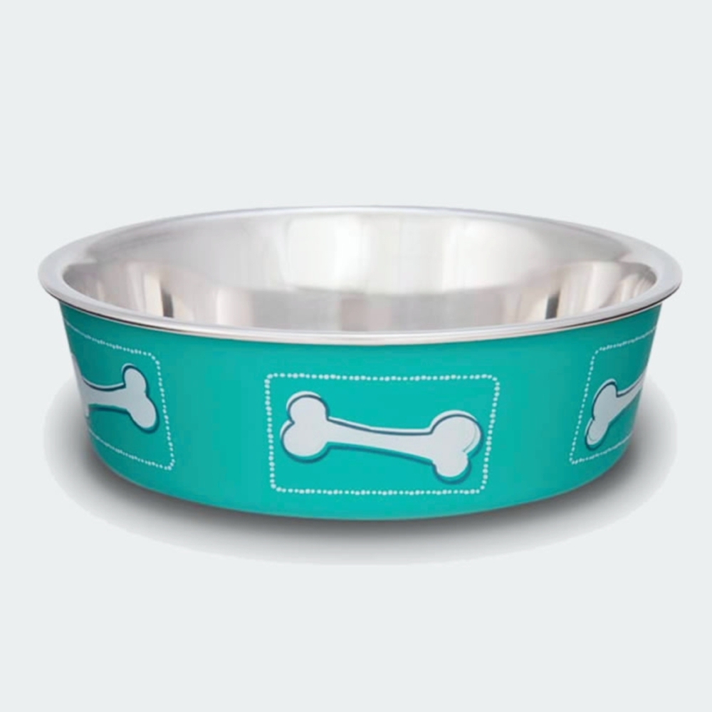 Loving Pets Bella Dog Bowl Coastal Aqua Sea (Medium 750ml)