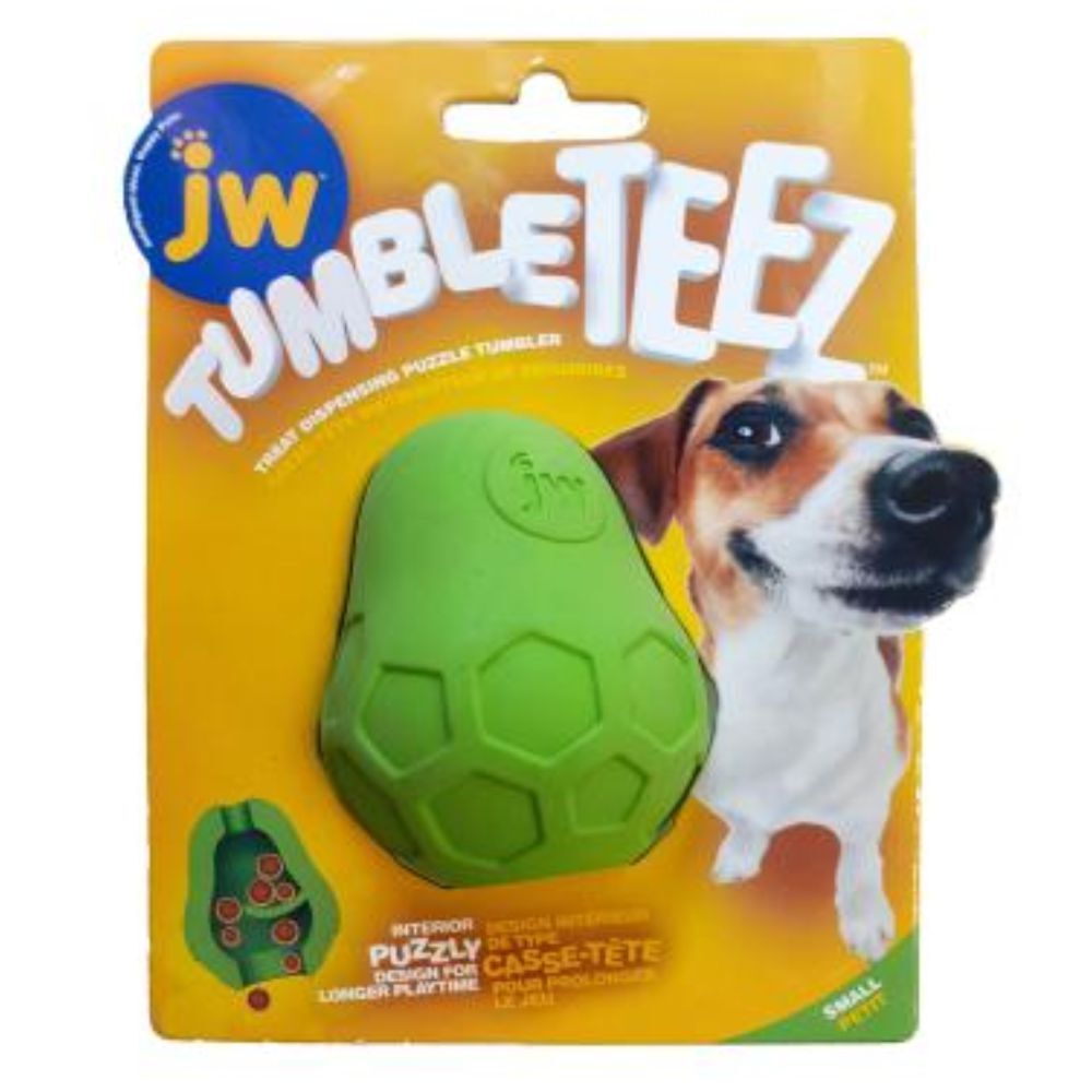 JW Tumble Teez Treat Dispensing Dog Toy (Small)