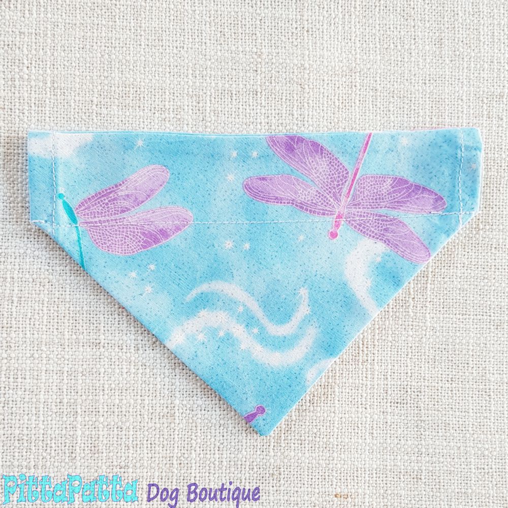 Collar Bandana Mystical Dragon Fly Design (XXSmall)
