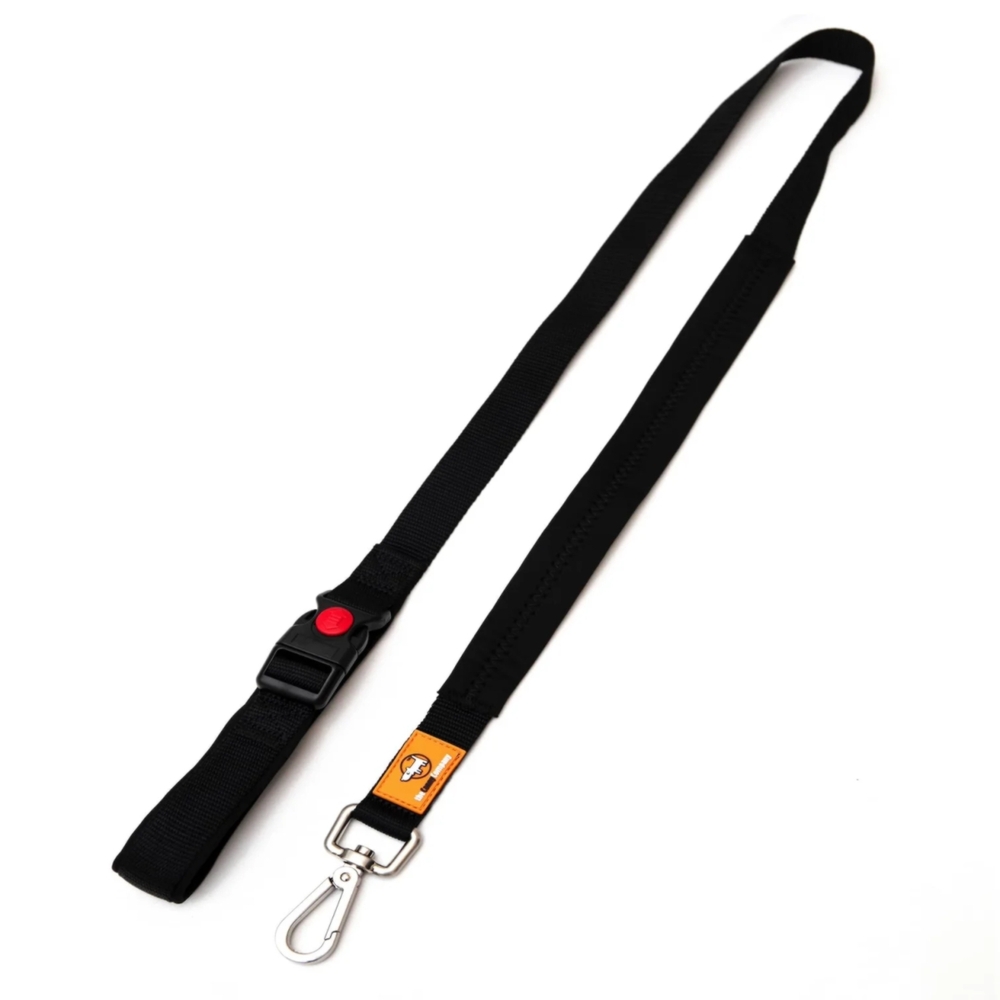 Canny CONNECT Padded Handle Dog Lead 120cm Black (15mm, 25mm)