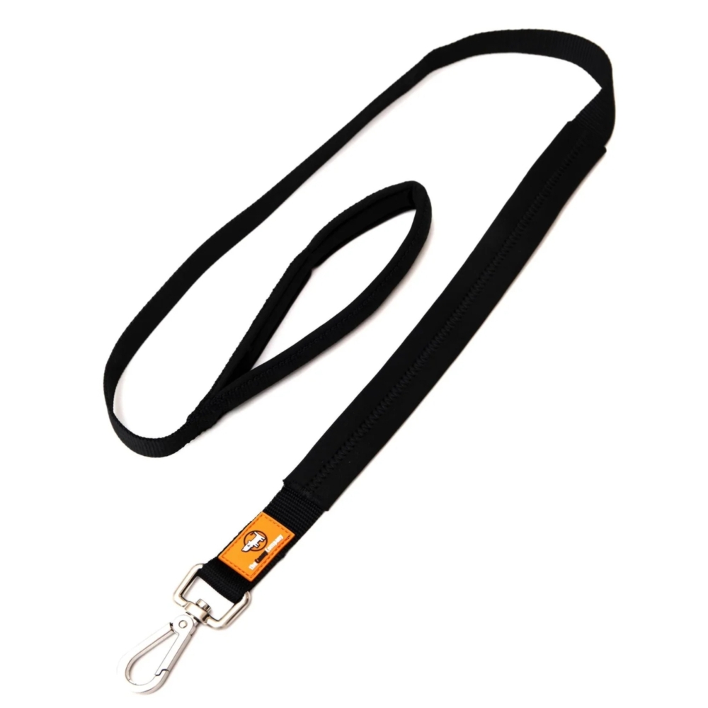 Canny Padded Handle Dog Lead 120cm Black (15mm, 25mm)