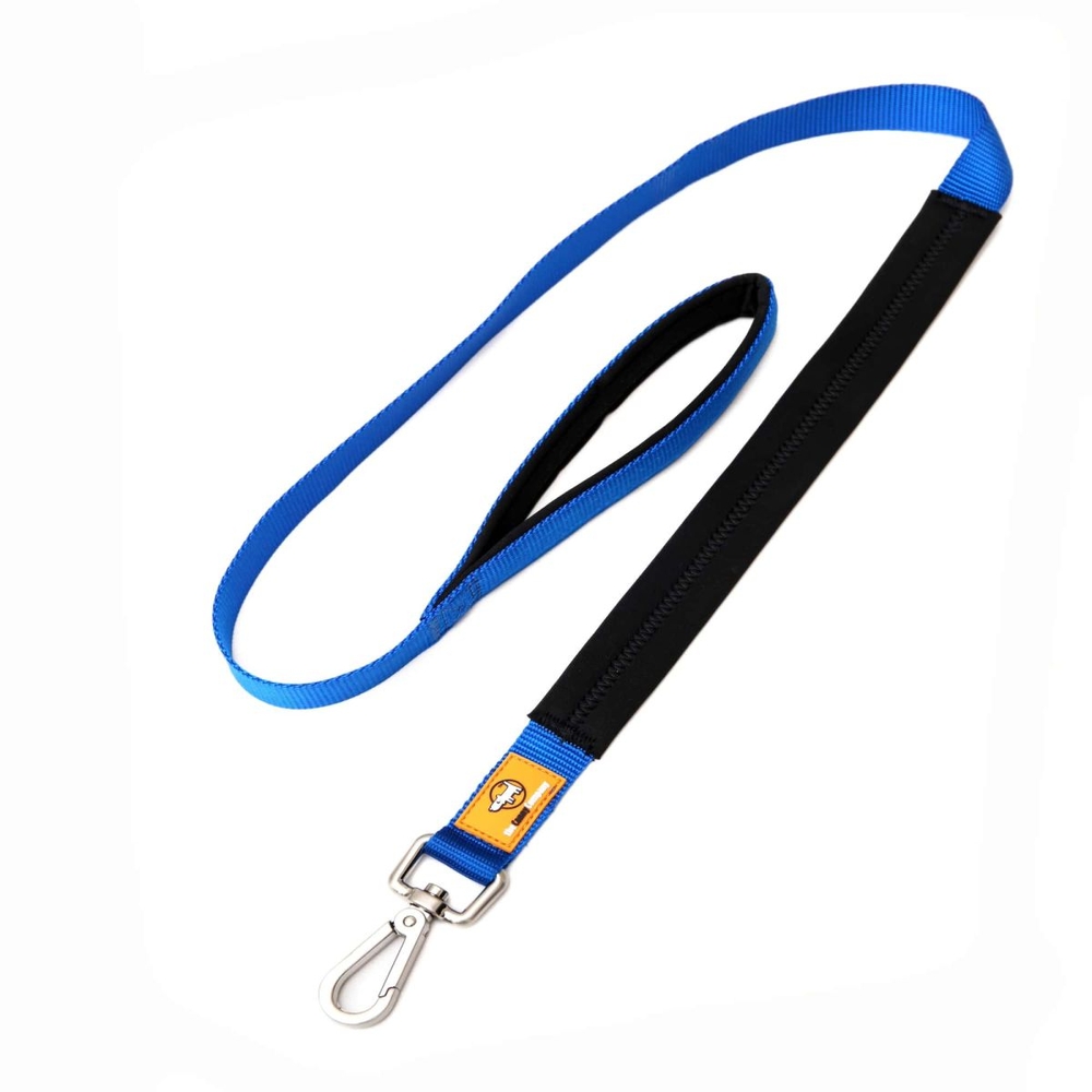 Canny Padded Handle Dog Lead 120cm Blue (15mm, 25mm)