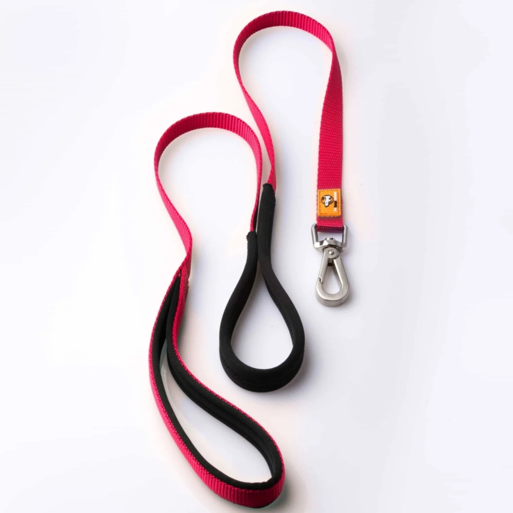 Canny Padded Handle Dog Lead 120cm Red Small/Medium 15mm