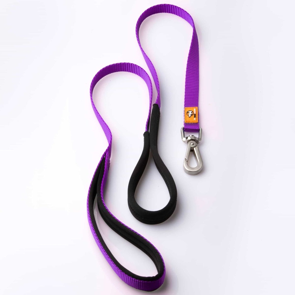 Canny Padded Handle Dog Lead 120cm Purple Small/Medium 15mm