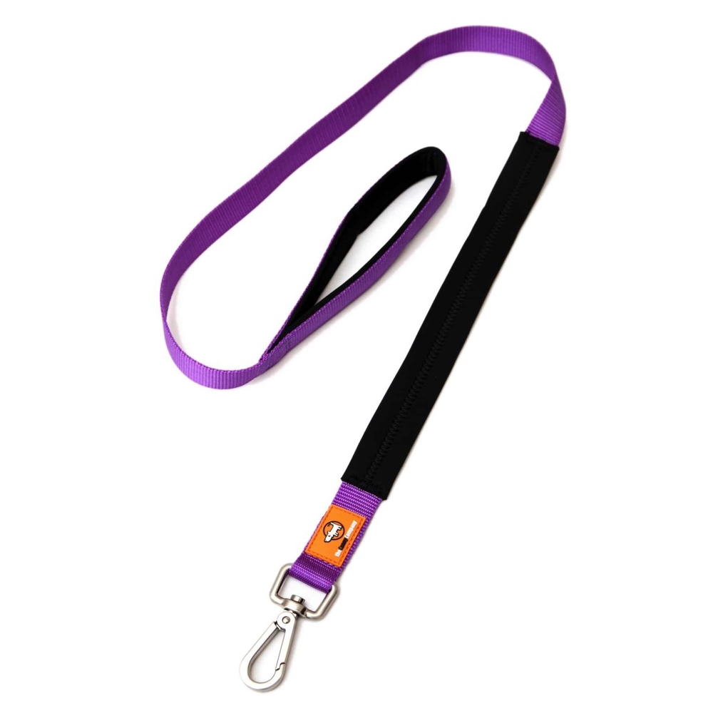 Canny Padded Handle Dog Lead 120cm Purple (15mm, 25mm)