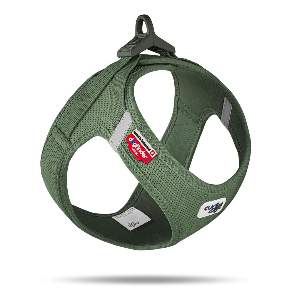 Curli Vest Air Mesh Dog Harness Moss 3XS - XL