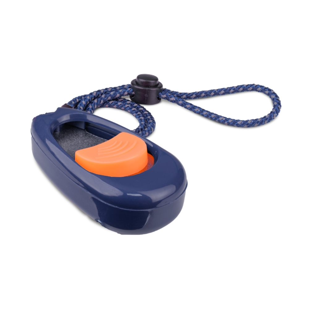 Coachi Multi-Clicker Navy & Coral Button Training Tool For Dogs