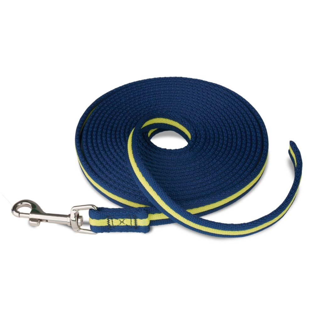 Coachi Training Dog Lead Navy & Lime (5m x 1.5cm)