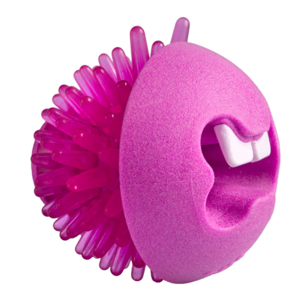 Rogz Fred Treat Dog Ball 6cm (Pink)