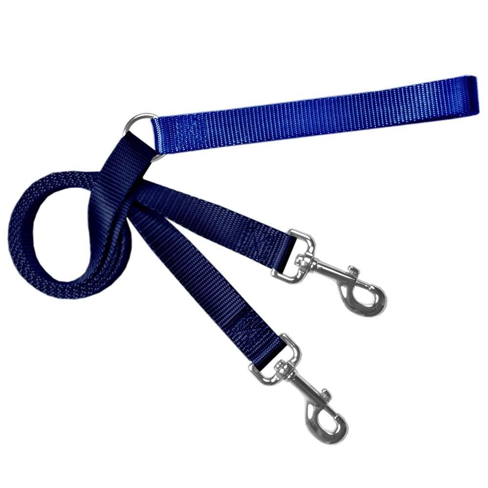 Freedom Training Dog Lead Navy with Royal Blue Handle