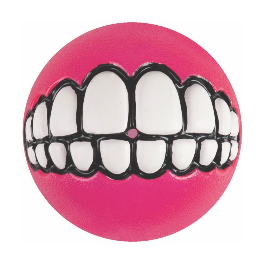 Rogz Grinz Treat Dog Ball Pink S, M, L