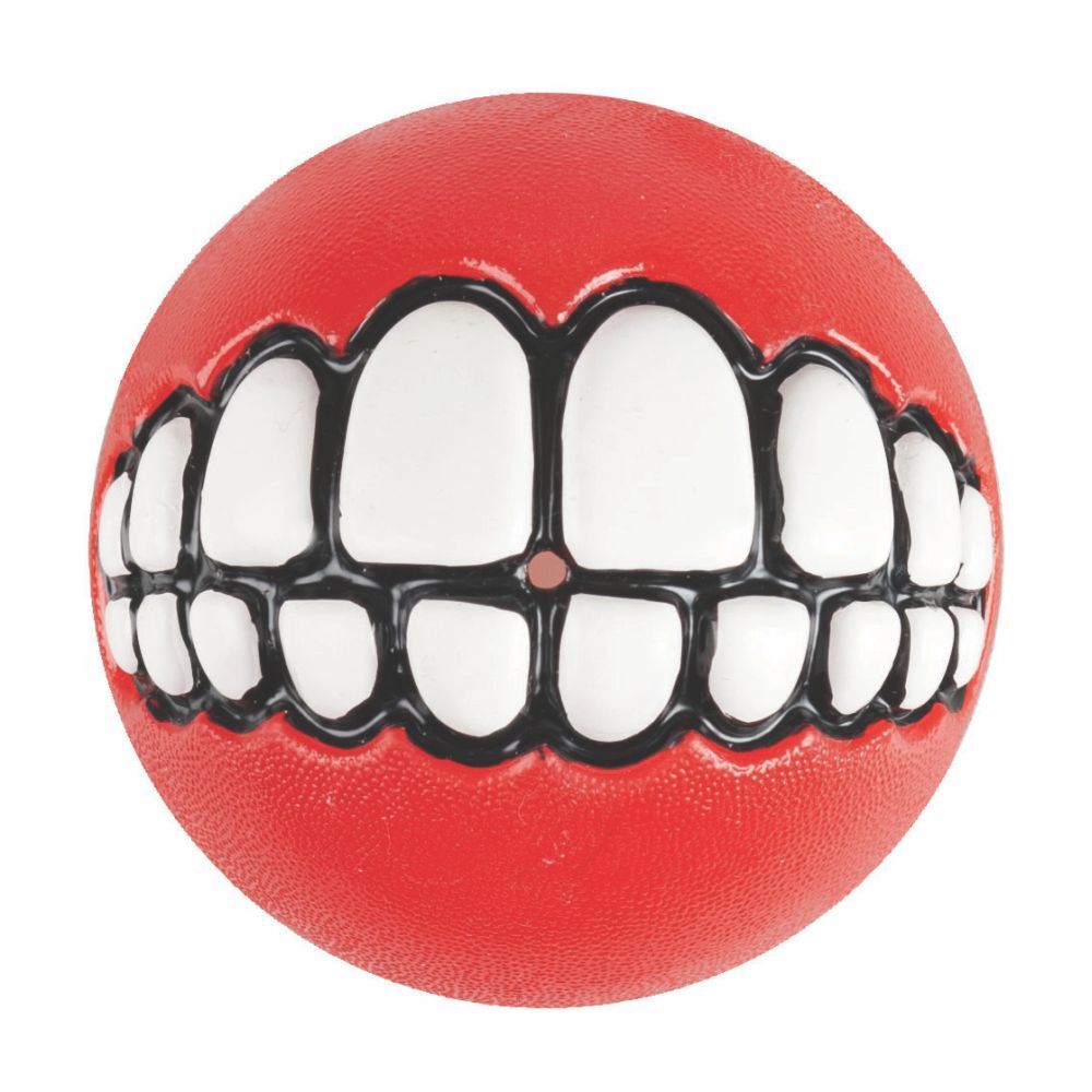 Rogz Grinz Treat Dog Ball Red S, M, L