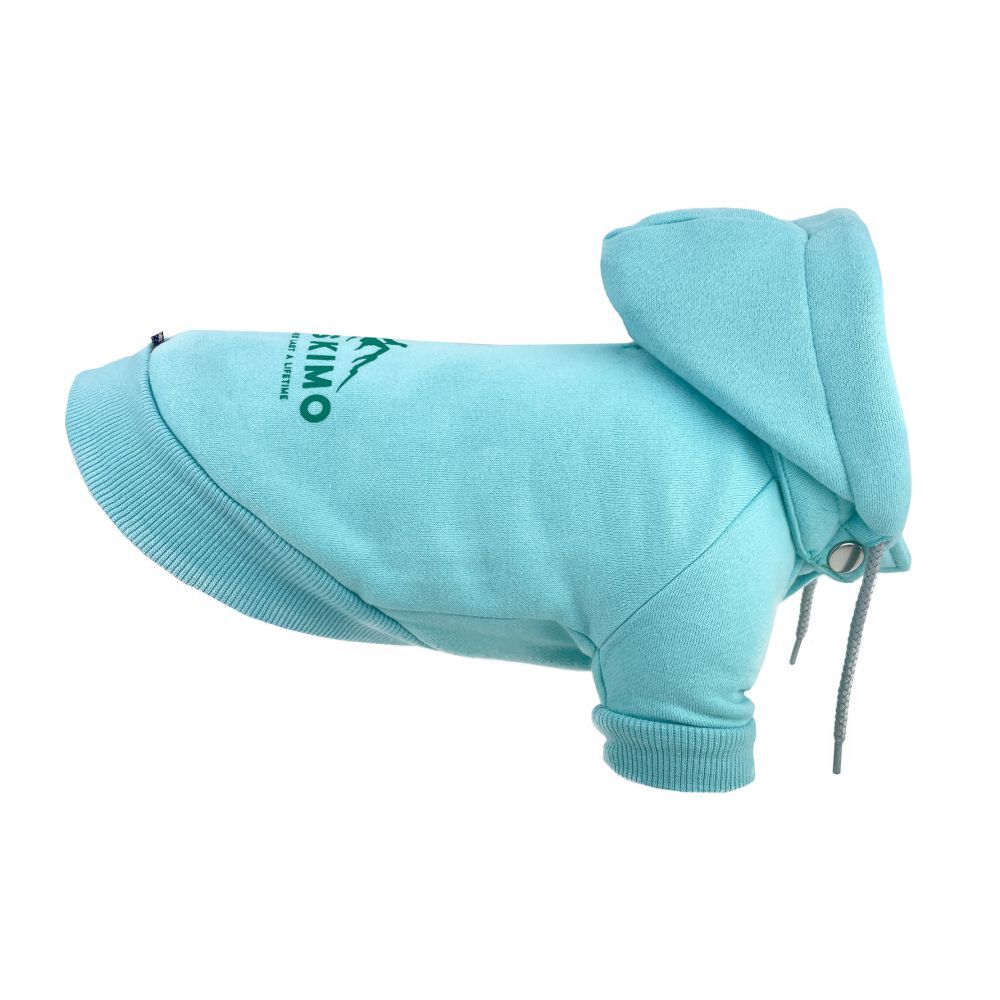 Huskimo Hartz Peak Lagoon Dog Coat with Removable Hood (60cm)