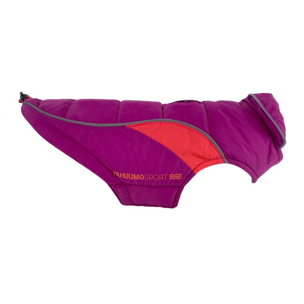 Huskimo Sherpa Magenta Dog Coat (27cm)