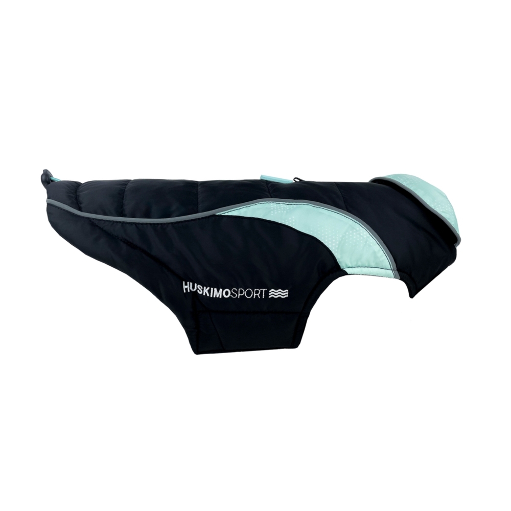 Huskimo Sherpa Black Dog Coat (60cm)