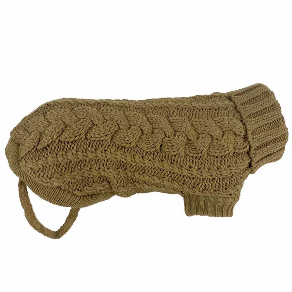 Huskimo French Knit Chartreuse Dog Jumper (67cm)