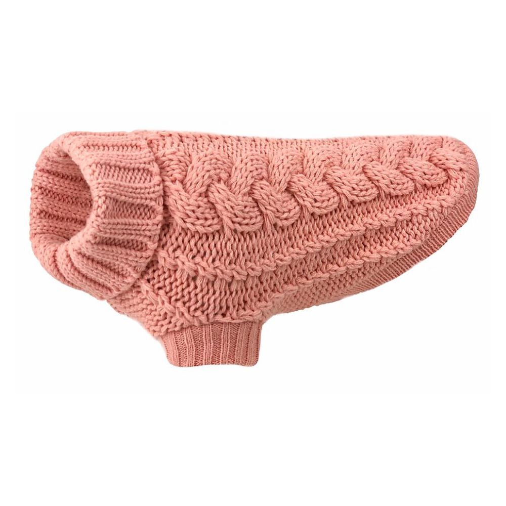 Huskimo French Knit Peach Dog Jumper (67cm)