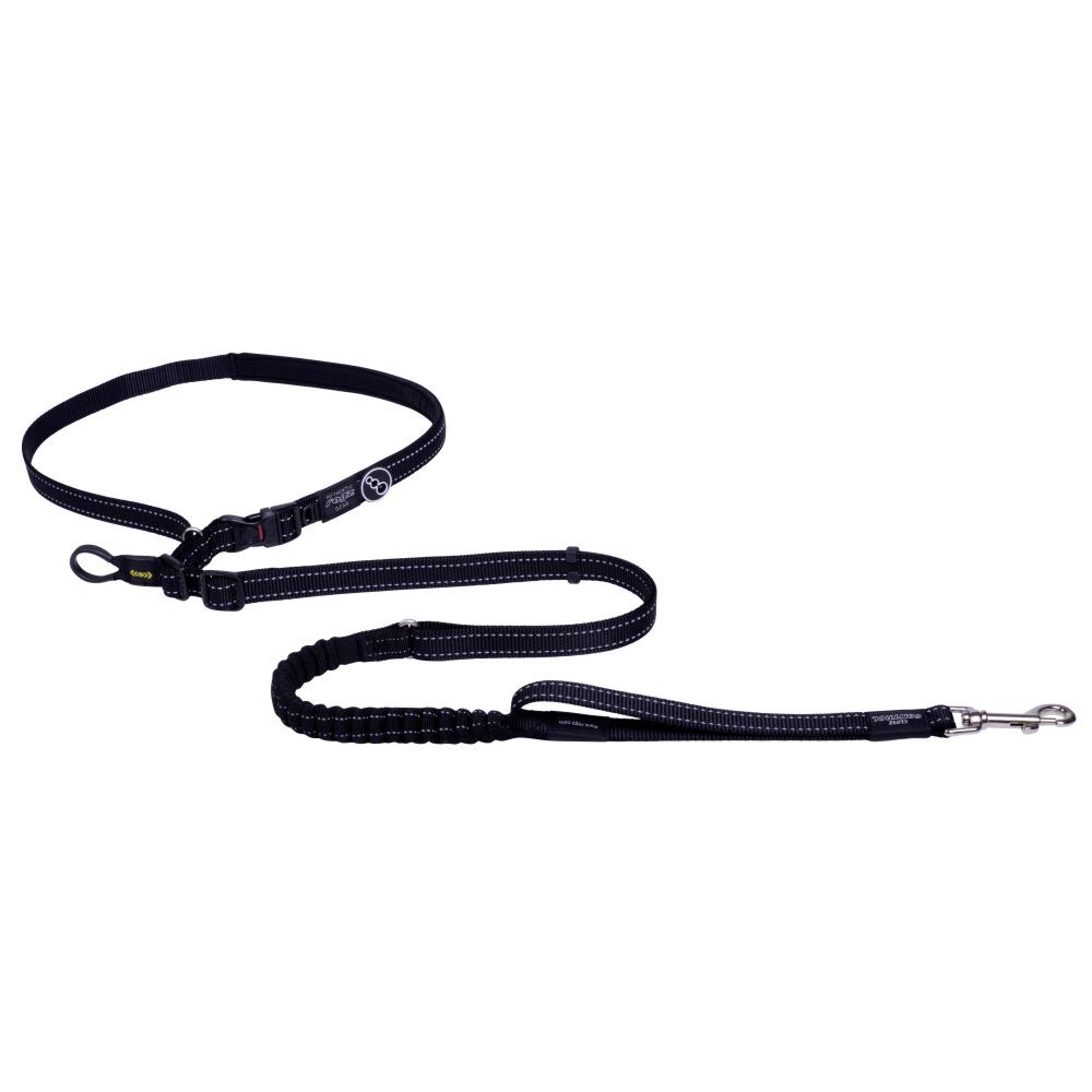 Rogz Speciality Hands free Dog Lead Black M, L, XL