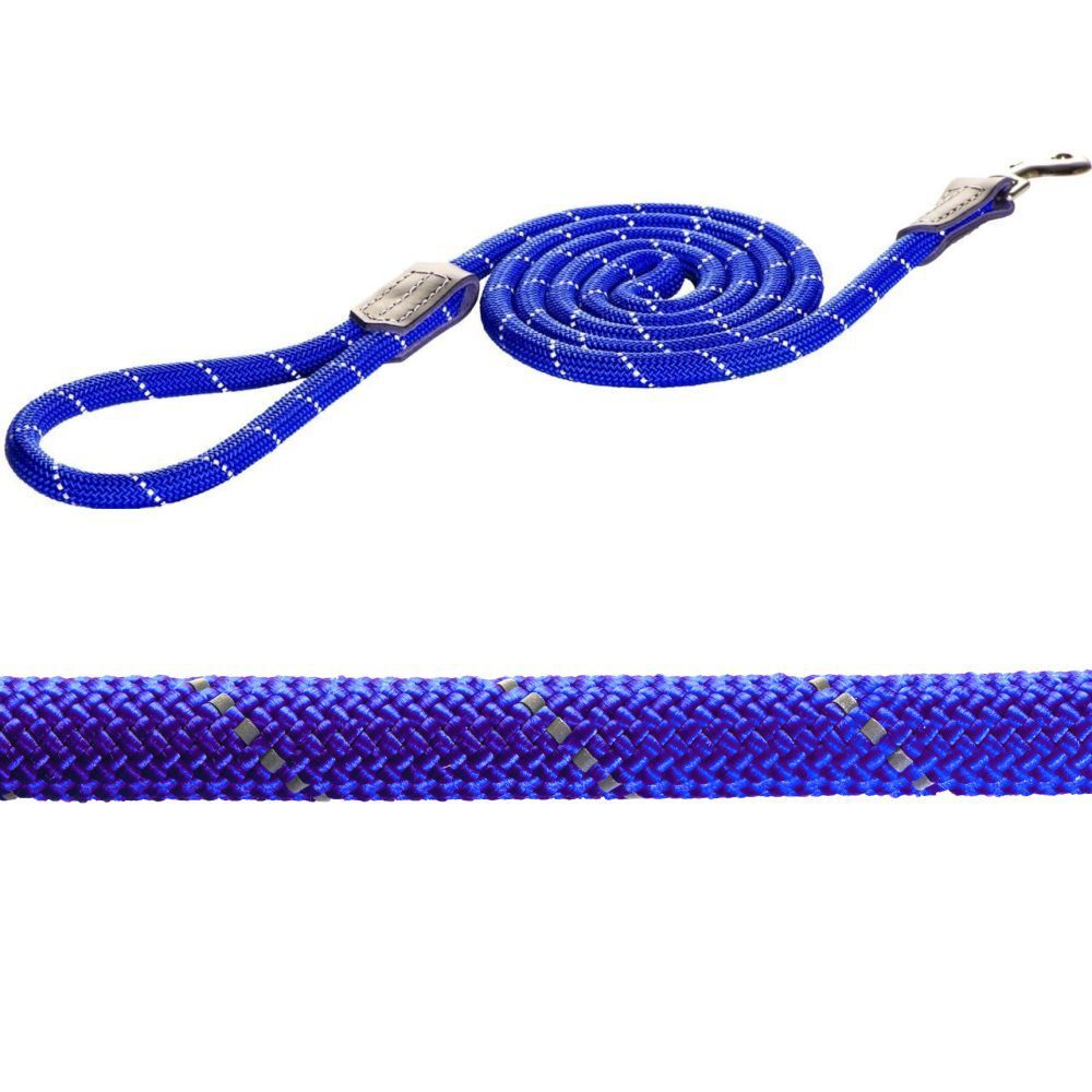 Rogz Rope Dog Lead 12mm x 180cm (Blue)