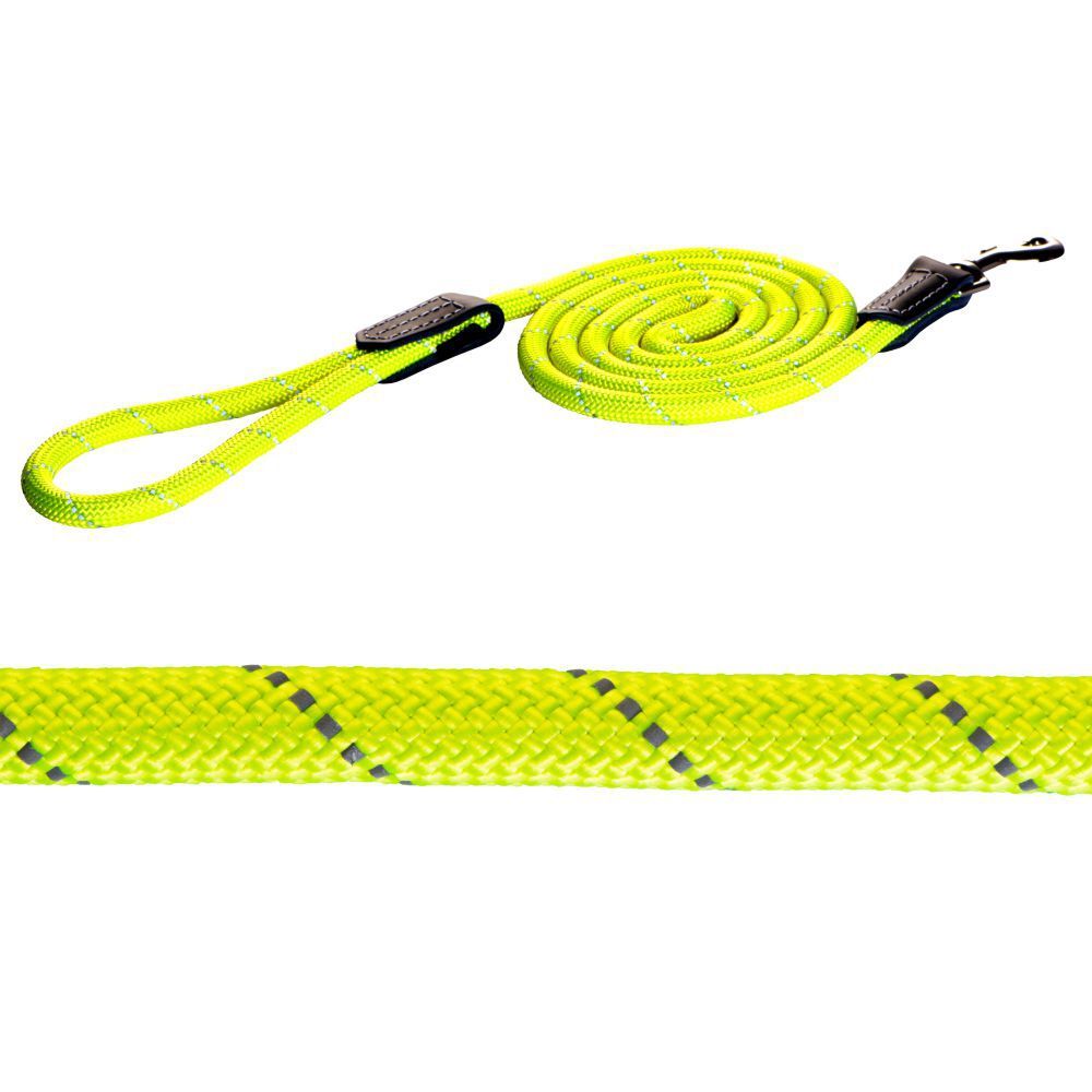 Rogz Rope Dog Lead 12mm x 180cm (Yellow)
