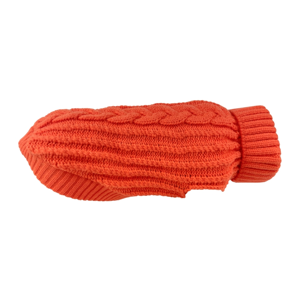 Huskimo Cali Knit Tangerine Dog Jumper 22cm - 60cm