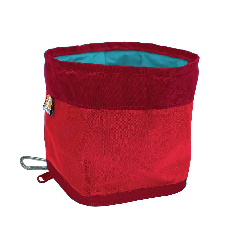 Kurgo Zippy 1400ml Portable Dog Bowl Barn Red
