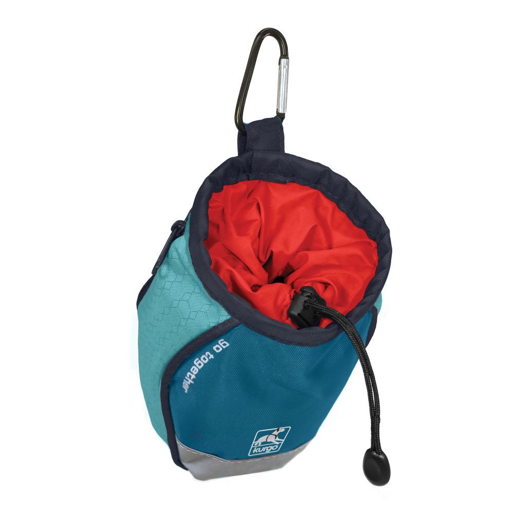 Kurgo Go Stuff it Treat Bag Coastal Blue