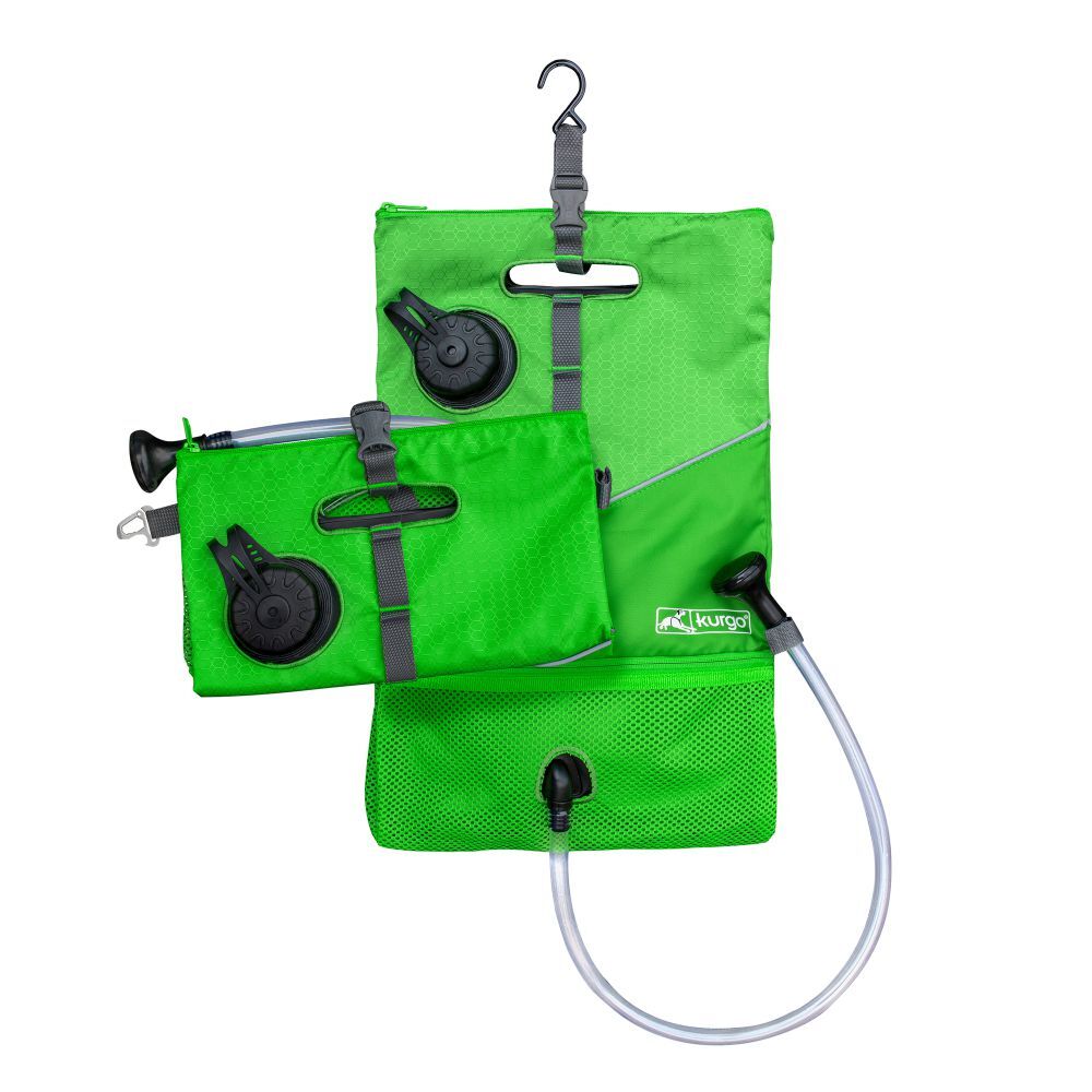 Kurgo Travel Dog Go Shower Bag Grass Green
