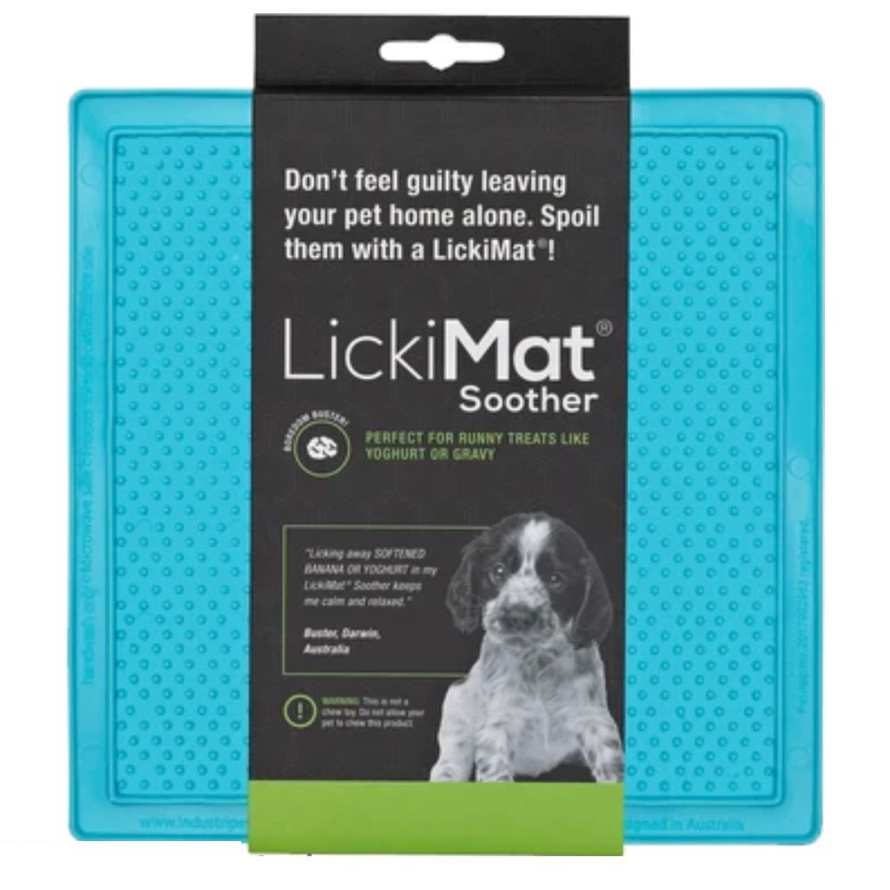 LickiMat Soother for Cats & Dogs (Blue)