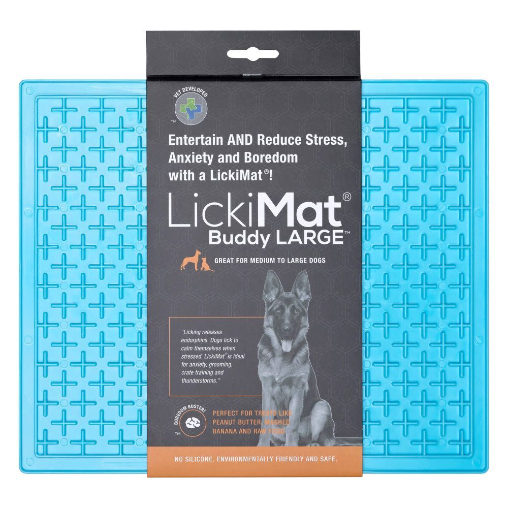 LickiMat Buddy X-Large Mat for Cats & Dogs (Turquoise)