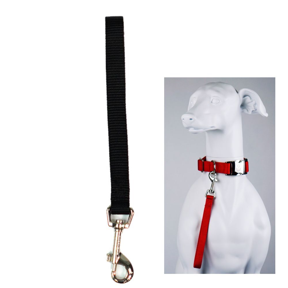 Blue-9  Mini Tab Leash Black 23cm